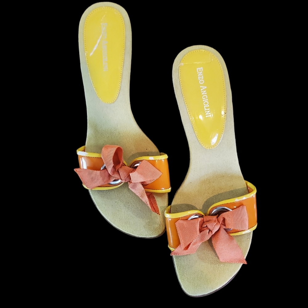 Enzo Angiolini Slide on Sandals